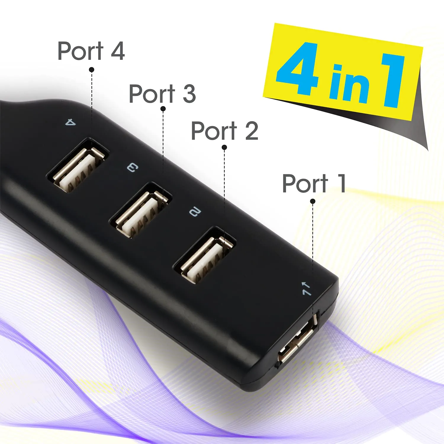 Zebronics Zeb-90HB 4 Port 2.0 USB HUB view 3